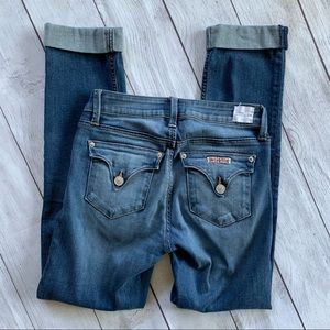 HUDSON cuffed skinny jeans size 24